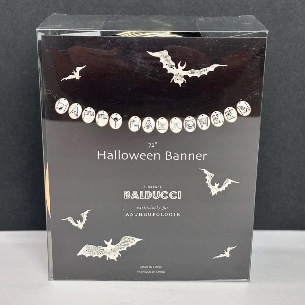 Anthropologie Florence Balducci 72” Halloween Banner - Picture 1 of 6